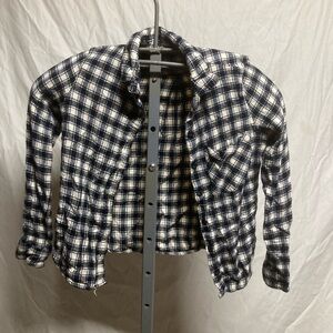 Girls long sleeve shirt button up
